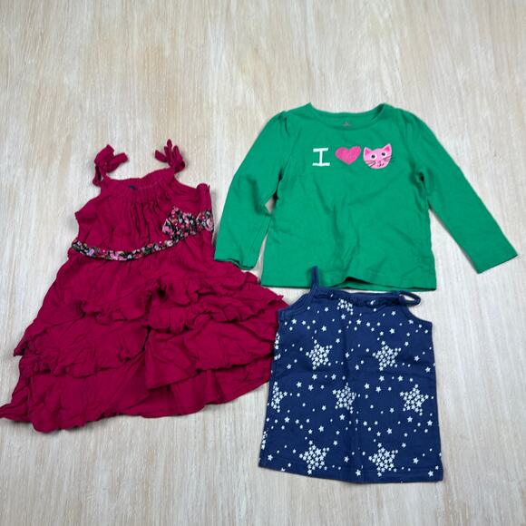 7 Piece Bundle Lot 12-18M Girls 18M Toddler Spongebob Jeans Dress Top Clothes - Picture 7 of 14